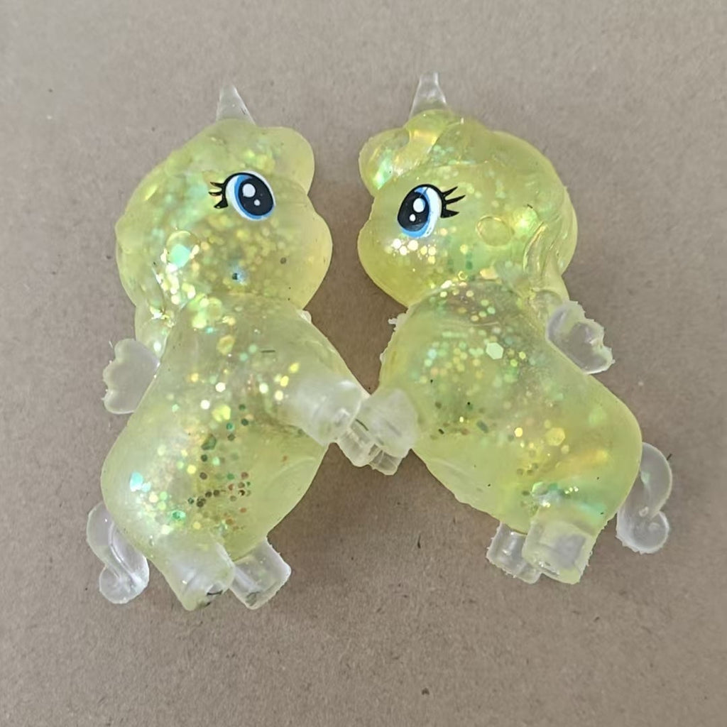  【A05】Glitter Unicorn Squishy Toy for Kids
